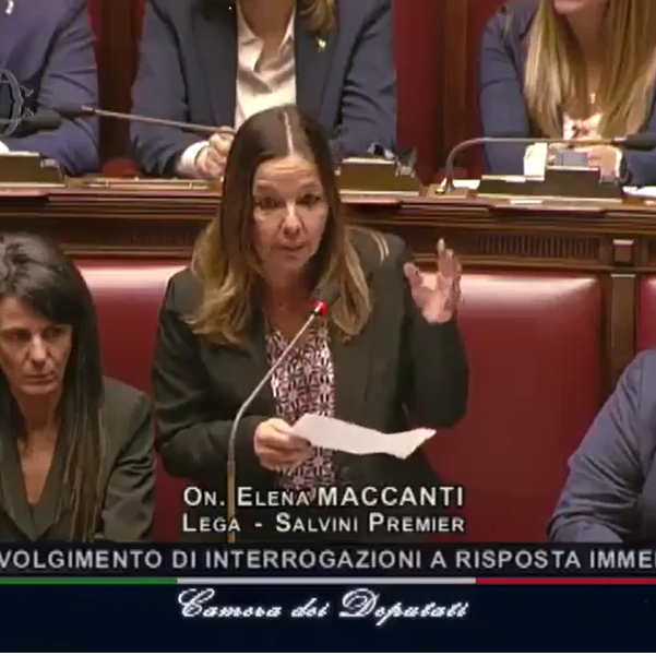 Intervento On. Elena MACCANTI vs Ministro Salvini – Normativa PortaBici